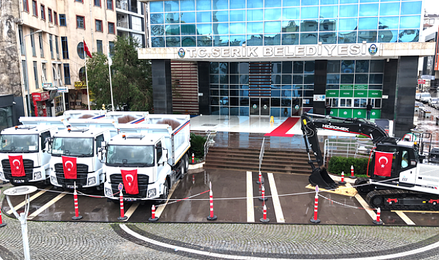 Serik Belediyesi, araç filosunu güçlendirmeyi sürdürüyor