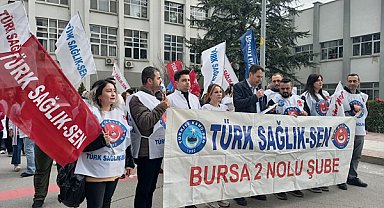 Türk Sağlık-Sen Bursa Şube Başkanı Atik: Teşvik ödemelerinin gecikmesi çalışanı çökertiyor