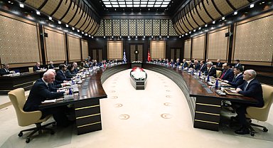 Türkiye-Yunanistan 6. Yüksek Düzeyli İş Birliği Konseyi Oturumu gerçekleştirildi