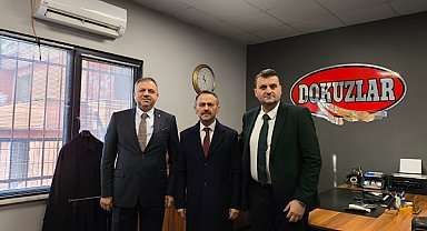 Vali Aktaş’tan Dokuzlar Gıda’ya ziyaret