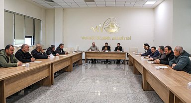 Van’da hafriyat firmalarıyla koordinasyon toplantısı düzenlendi