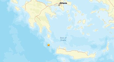 Yunanistan'da deprem