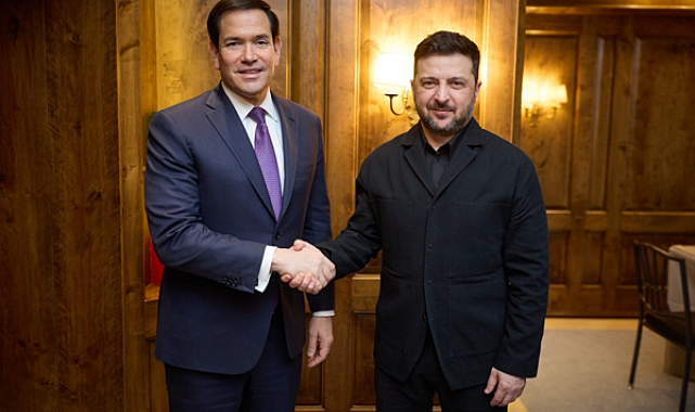 Zelenski, ABD Dışişleri Bakanı Rubio ile bir araya geldi