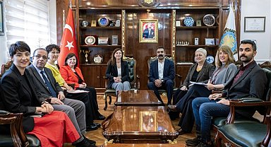 AB Türkiye Delegasyonu heyetinden Büyükşehir Belediyesine ziyaret