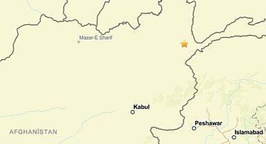 Afganistan'da deprem