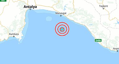 Akdeniz'de deprem