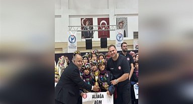 Aliağa Belediyesi Halk Oyunları ekibi İzmir il birincisi oldu