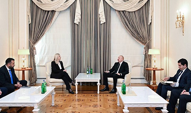 Aliyev, Bosna Hersek Cumhurbaşkanlığı Üyesi Cvijanoviç ile bir araya geldi