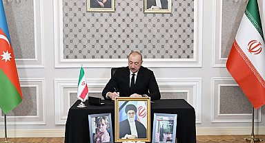 Aliyev, İran İslam Cumhuriyeti Büyükelçiliğini ziyaret etti