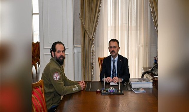 ANDA Arama Kurtarma Derneği Başkanı Vali Aktaş’ı ziyaret etti