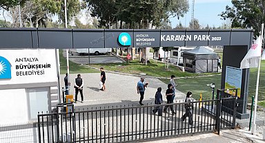 Antalya Konyaaltı Karavan Park Ramazan Bayramı'nda yoğun ilgi gördü
