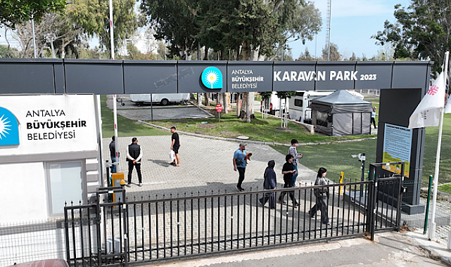 Antalya Konyaaltı Karavan Park Ramazan Bayramı'nda yoğun ilgi gördü