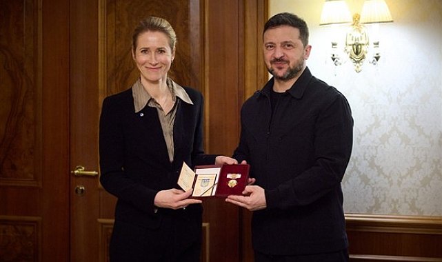 Avrupa Komisyonu Başkan Yardımcısı Kallas, Prenses Olha Nişanı aldı