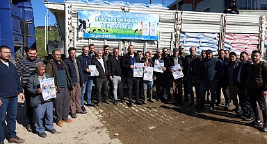 Aydın’da Nazillili üreticilere yem desteği sağlandı