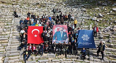 Aydın'dan Priene Antik Kenti’nde yürüyüş etkinliği