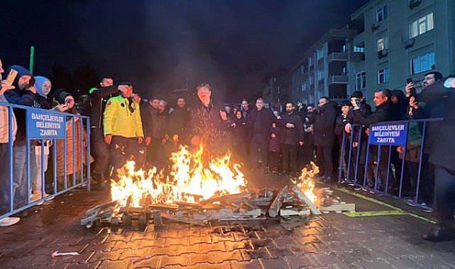 Bahçelievler’de baharın gelişi Nevruz ateşiyle kutlandı