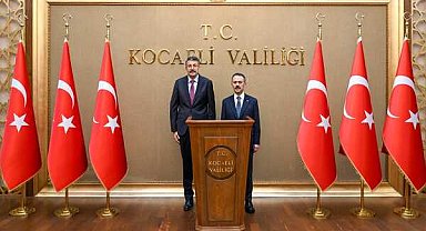 Bakan yardımcısı Çelik, Kocaeli Valisi Aktaş’la bir araya geldi