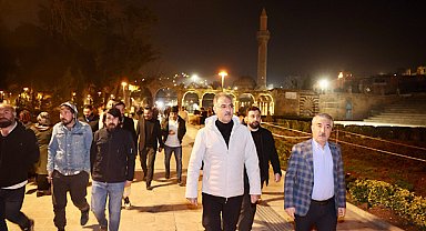 Balıklıgöl'de aydınlatma çalışmaları tamamlanıyor