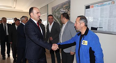 Başkan Altay, Merkez İçme Suyu Arıtma Tesisleri’nde incelemeler yaptı