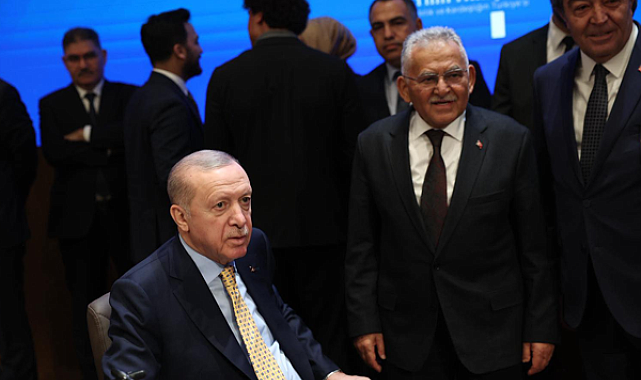 Başkan Büyükkılıç, Cumhurbaşkanı Erdoğan ile görüştü