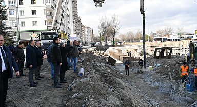 Başkan Büyükkılıç, DSİ-Yeni Sanayi Katlı Kavşak Projesi’ni inceledi