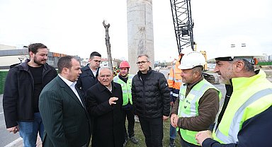 Başkan Büyükkılıç, Kartal Katlı Kavşağı projesini sahada inceledi