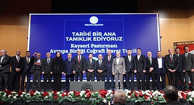 Başkan Büyükkılıç'tan Kayseri Pastırması'nın tescillenmesine destek