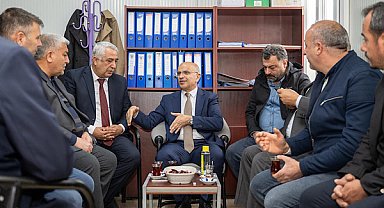 Başkan Er, esnaf odalarını ziyaret etti