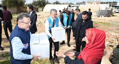 Başkan Genç’ten Suriye’de çadır kente ziyaret