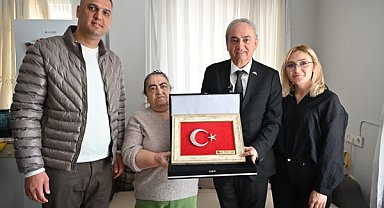 Başkan Kocagöz’den şehit annesine ziyaret