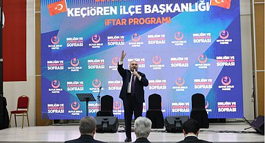 Başkan Özarslan, BBP Keçiören İlçe Başkanlığı'nın iftarı programına katıldı