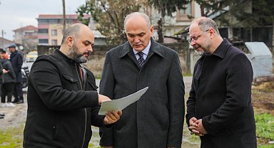 Başkan Özlü, saha incelemesi gerçekleştirdi