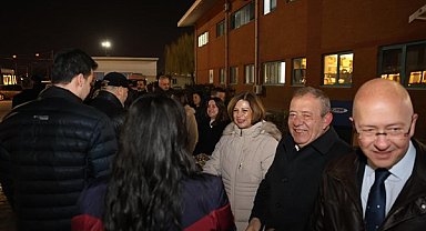 Başkan Ünlüce’den belediye personeline bayram ziyareti