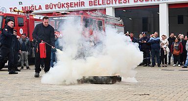 Bodrum’da yangın güvenliği ve acil durumlara hazırlık eğitimi düzenlendi
