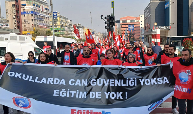 Bursa’da “Okulda Şiddete Dur” yürüyüşü