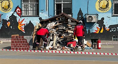 ÇAK-TİM'den Demirsaç İlkokulu’nda tatbikat