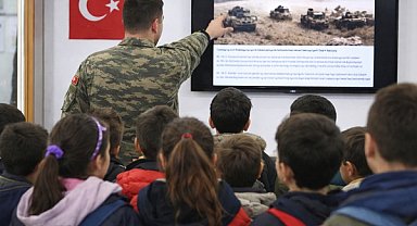 Çanakkale’de öğrencilere askerlik deneyimi