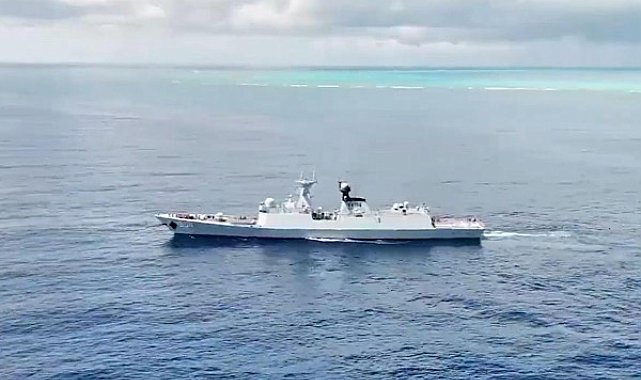 Çin ordusundan Huangyan Adası'nda devriye