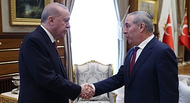 Cumhurbaşkanı Erdoğan, Filistin Devlet Başkan Yardımcısı Şeyh’i kabul etti