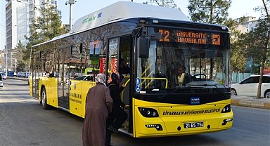 Diyarbakır’da bayramda ulaşım ücretsiz