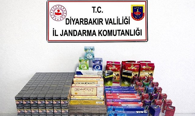 Diyarbakır’da kaçakçılık operasyonu