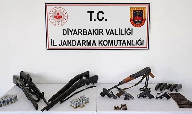Diyarbakır’da silah kaçakçılığı operasyonu