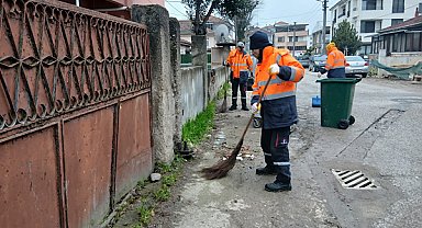 Düzce’de temizlik seferberliği çalışmaları sürüyor