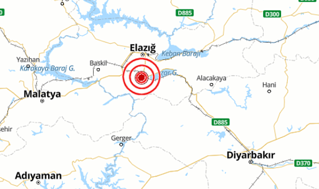 Elazığ'da deprem