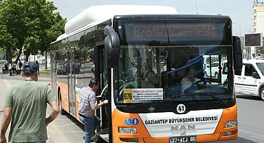 Gaziantep’te Ramazan Bayramı’nda toplu taşıma ücretsiz