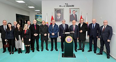 Gürcistan’ın Ankara Büyükelçisi Kalandia, Vali Erol’u ziyaret etti