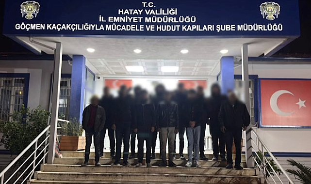 Hatay’da kaçak göçmen operasyonu düzenlendi