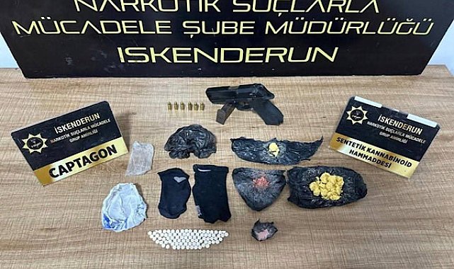 Hatay’da uyuşturucu operasyonu
