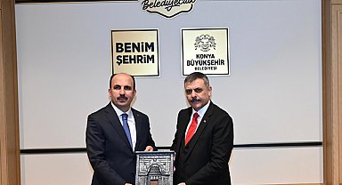 İçişleri Bakanı Çiftçi Konya Büyükşehir Belediye Başkanı Altay’ı ziyaret etti