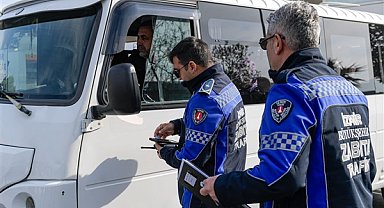 İzmir'de toplu taşımaya yönelik denetim